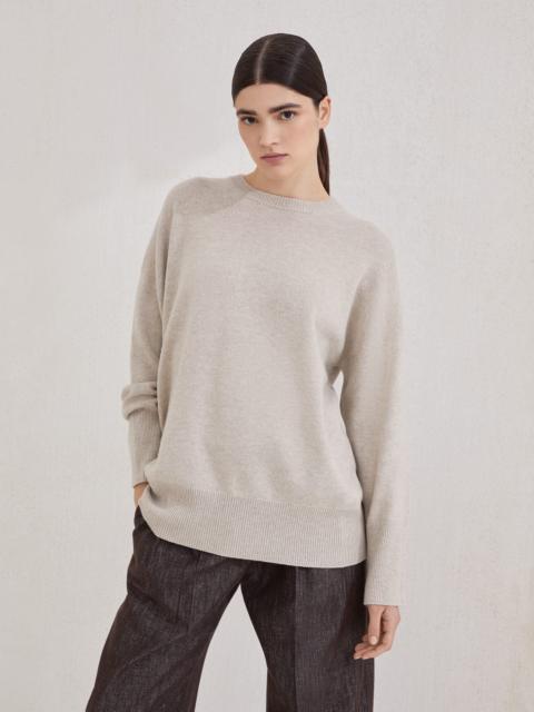 Brunello Cucinelli Cashmere sweater with shiny detail