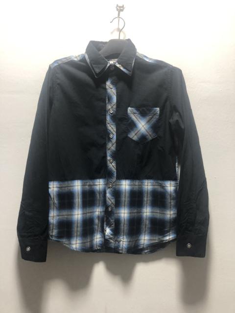 Other Designers Japanese Brand - SEMANTIC DESIGN Shirt Double Collar Patch