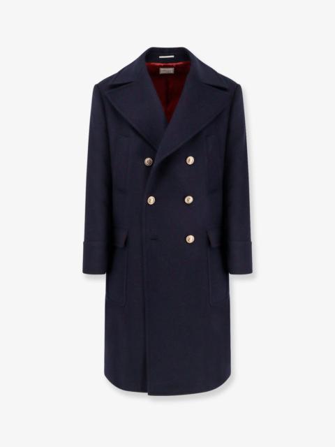 Brunello Cucinelli Double-Breasted Wool Coat