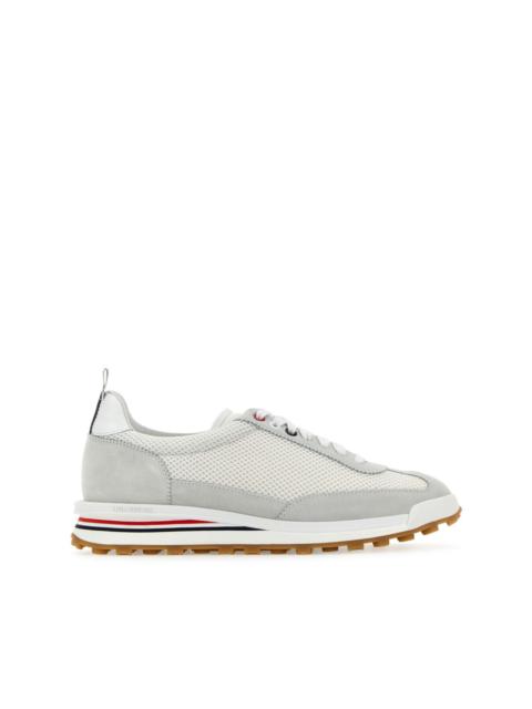 low-top panelled sneakers