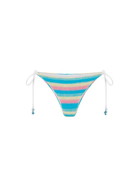 CASABLANCA Stripe Towelling Bikini Bottom | Casablanca Paris