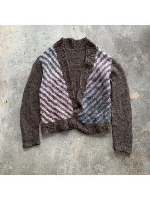 Other Designers Vintage - Vintage Japanesebrand Button less Mohair Cardigan Jacket