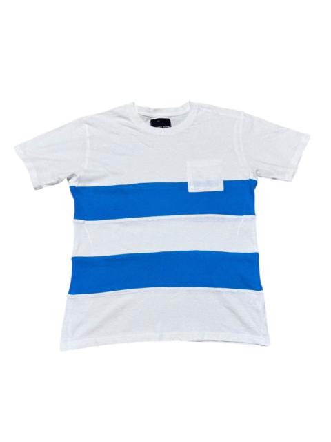 NUMBER (N)INE Number Nine Blue Stripes Pocket Shirt