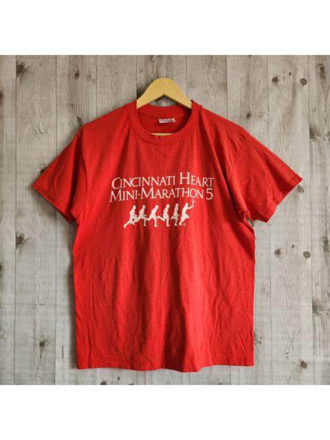 Other Designers Vintage Cincinnati Heart Mini-Marathon TShirt 1980s