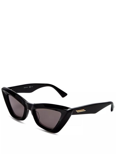 Bottega Veneta Cat Eye Sunglasses, 53mm