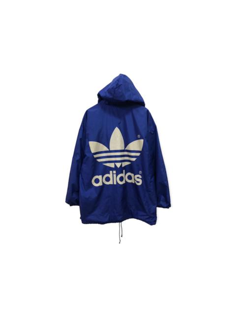 adidas Vintage 90s Adidas Big Logo Hooded Light Jacket