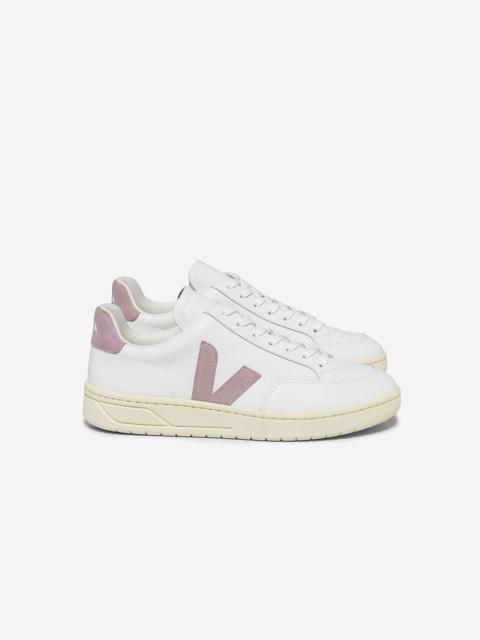 VEJA V-12 LEATHER WHITE BABE