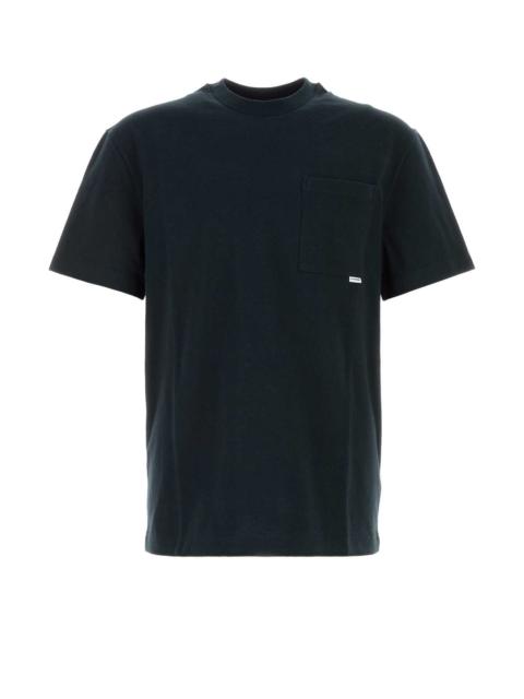 Jil Sander Jil Sander Men Midnight Blue Cotton T-Shirt