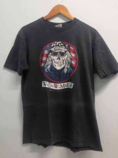 Other Designers Vintage - Vintage Widowmaker Survivor Daytona Shirt Band Motorcycle