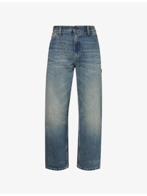 Carhartt Single Knee Straight-Leg Denim Trousers