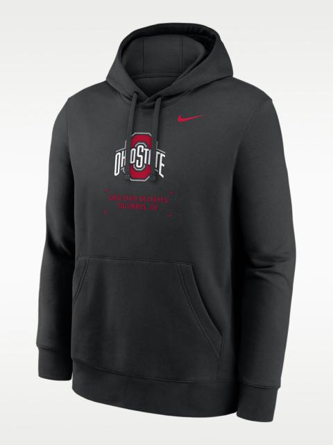 Nike Ohio State Club Basketball 2-Hit Men's Nike College Pullover Hoodie