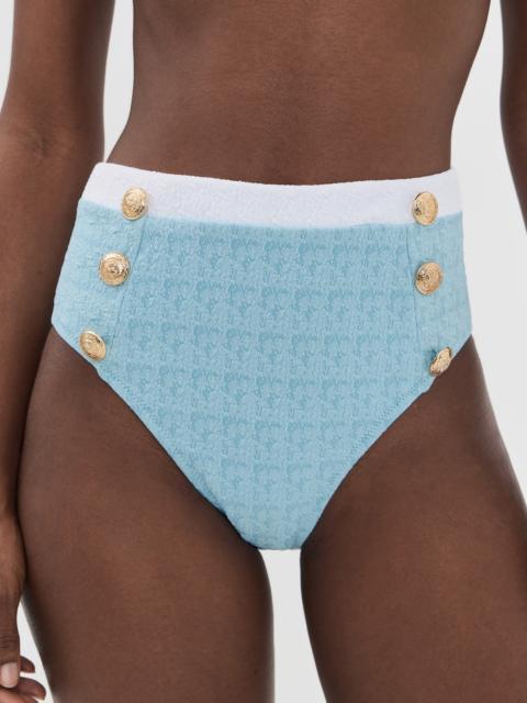 L'AGENCE Vanessa Colorblock Chic High Waisted Bottoms