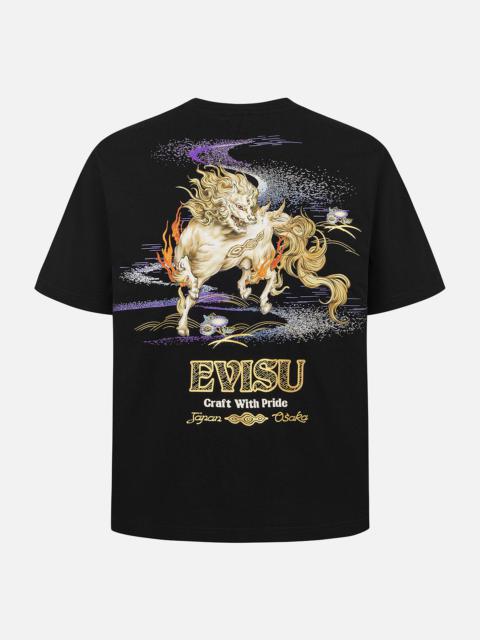 EVISU Hakutaku Print Relax Fit T-Shirt