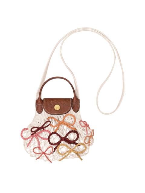 Longchamp Le Pliage Collection Mesh bag Ecru - Canvas