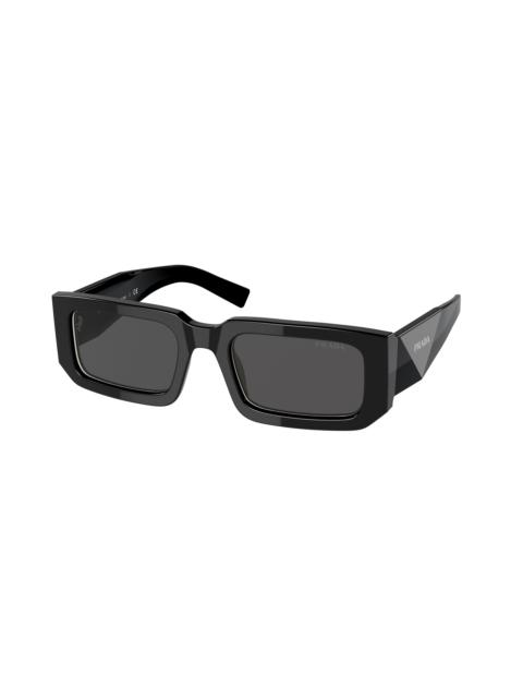 Prada Prada Grey Rectangular Men's Sunglasses PR 06YSF 09Q5S0 54