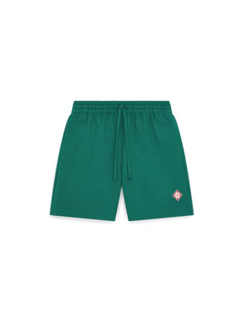 CASABLANCA Cotton Monogram Jacquard Shorts