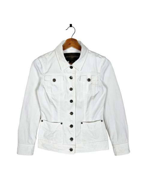 Louis Vuitton White Denim Jacket