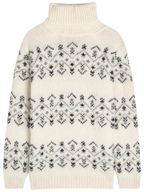 Moncler Moncler Fair Isle Alpaca-blend Jumper