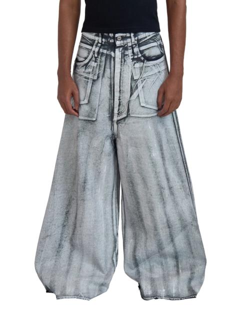 LU'U DAN Lu'u Dan  Radiation Dumpster Denim Jeans White