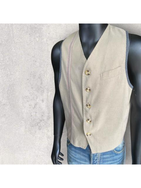 Dries Van Noten Vintage 90’s Linen Gilet