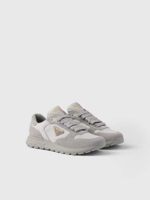 Prada Prax 2.0 Re-Nylon and suede sneakers
