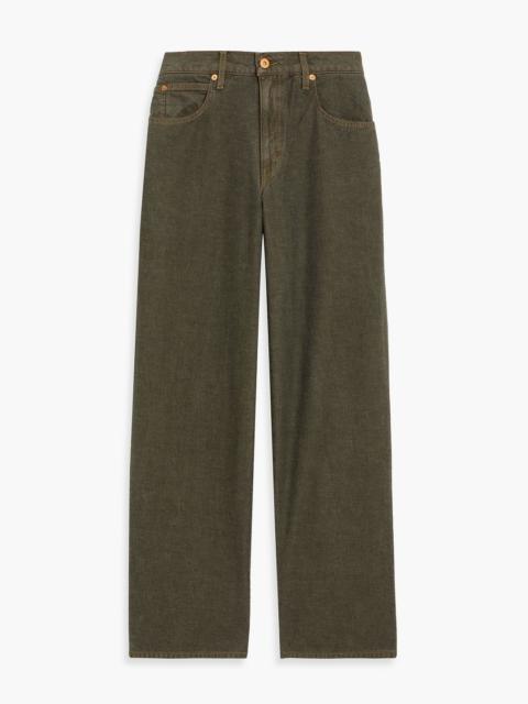 SLVRLAKE Jazmin high-rise wide-leg jeans