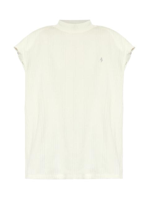 THE ATTICO Logo cotton t-shirt