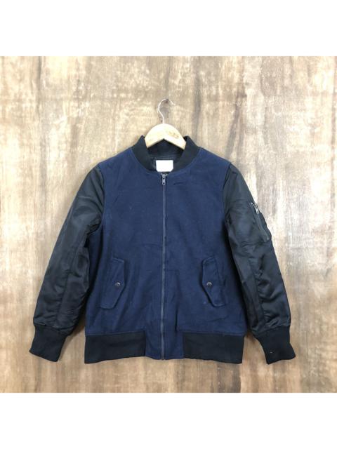 Other Designers Vintage - Retro Girl Dark blue Varsity Jacket #1618