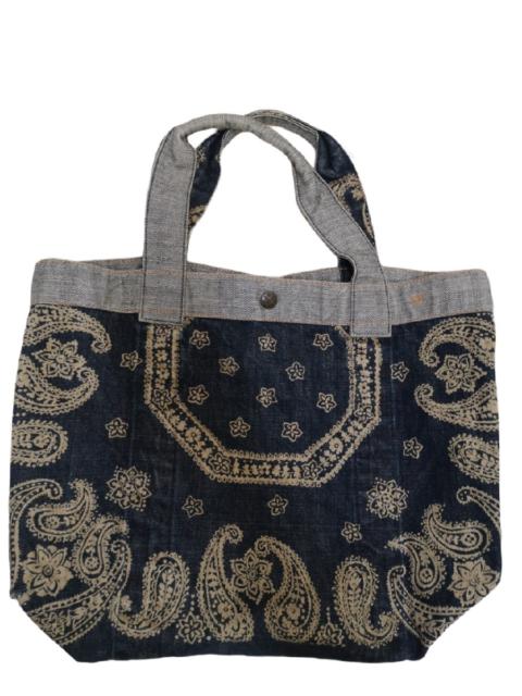 Other Designers 45rpm - Bandana Paisley Denim Tote Bag