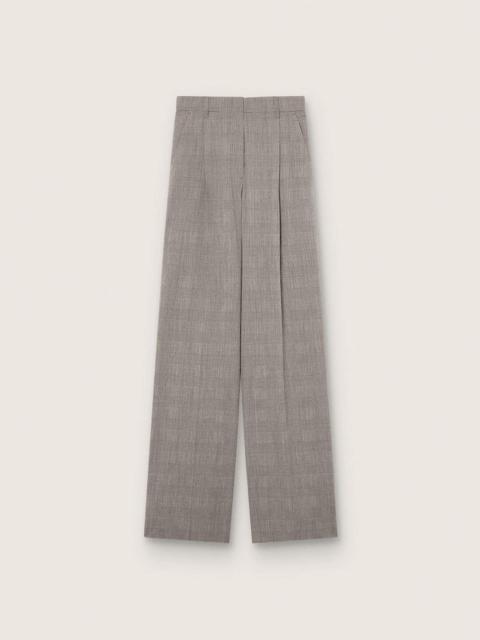 Golden Goose Women’s oversized pants in gray Prince of Wales check