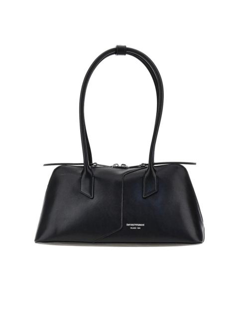 EMPORIO ARMANI Emporio Armani Leather Shoulder Bag Black Women