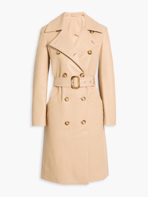 Sportmax Giostra leather trench coat