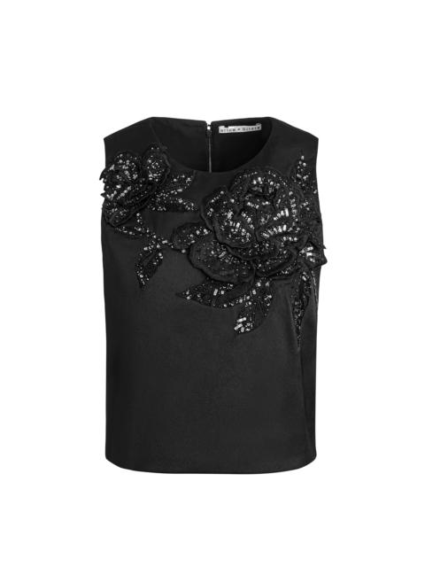 Alice + Olivia AMAL EMBELLISHED TANK