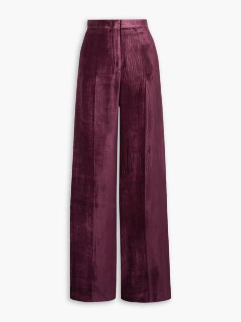 GABRIELA HEARST Boyne organic silk-velvet wide-leg pants