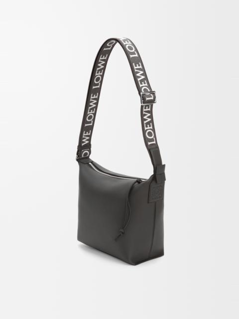 Loewe Small Cubi Crossbody bag in supple smooth calfskin and jacquard