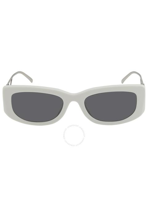 Prada Prada Dark Gray Rectangular Ladies Sunglasses PR 14YS 1425S0 53