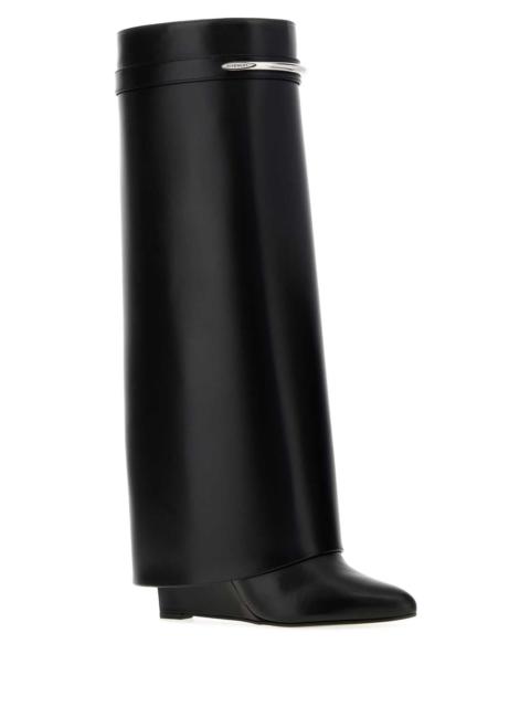 Givenchy Givenchy Women Black Leather Shark Boots