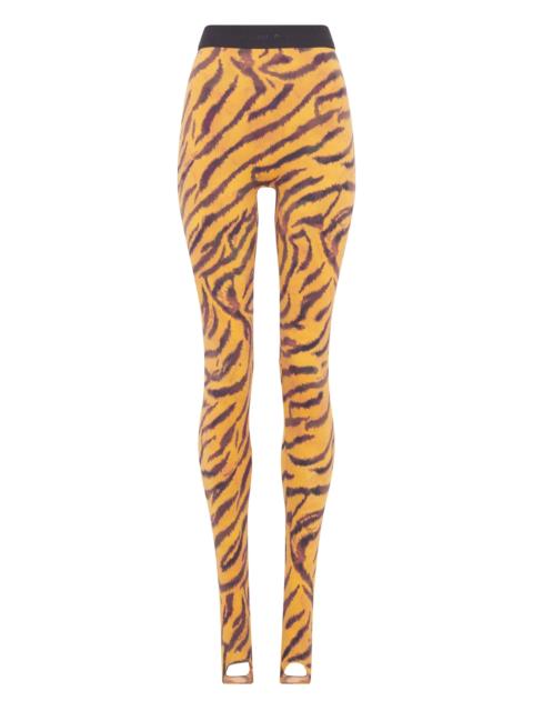 Marine Serre tiger-print leggings