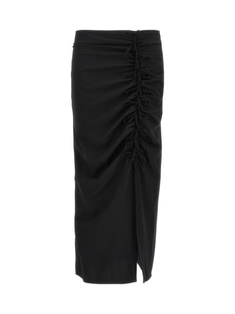GANNI Midi Bow Skirt