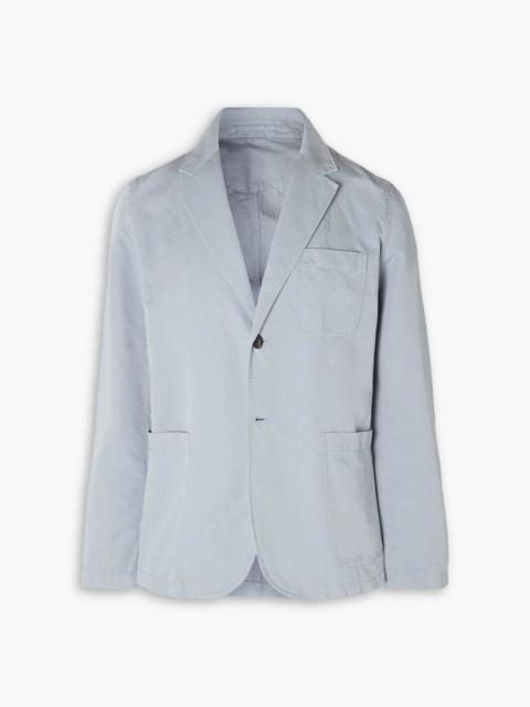 Other Designers Slim-fit cotton and linen-blend twill blazer