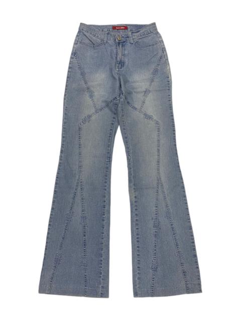 Hysteric Glamour FLARED🔥HYSTERIC OG STYLE HAGI PATCHWORK DENIM FLARE JEANS