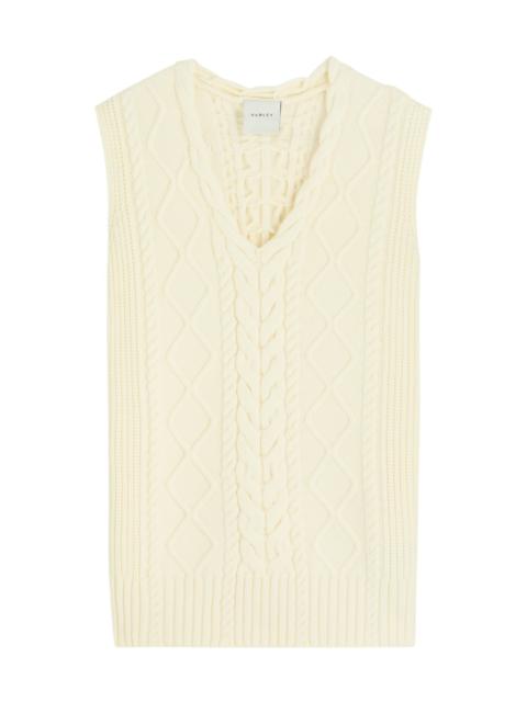 VARLEY Varley Kay Cable-knit Vest