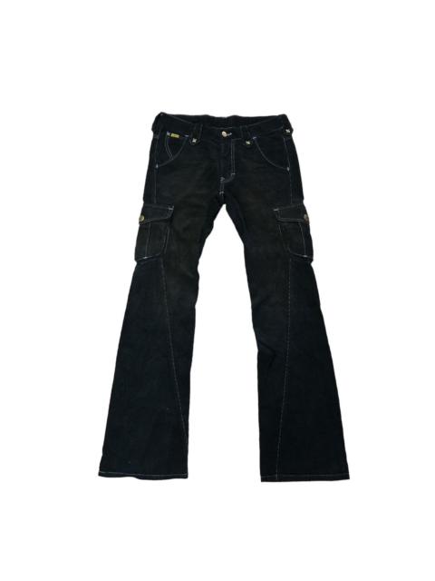 Other Designers Lee rider corduroy cargo pants flared multipocket