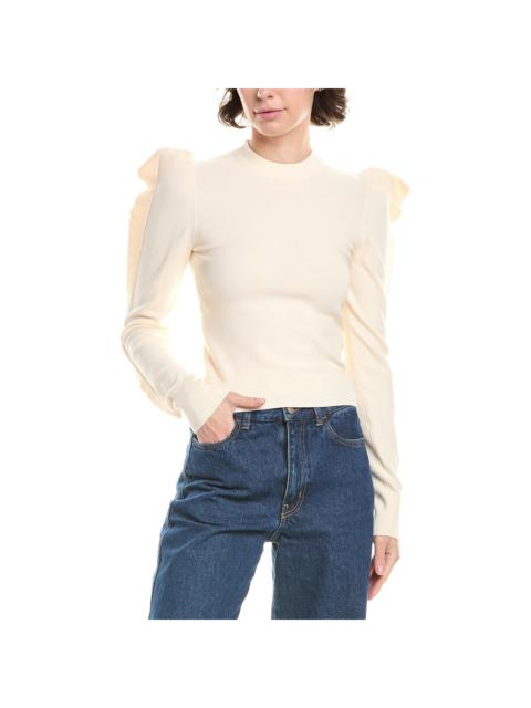 Max Mara Max Mara Genero Ruffle Puff Sleeve Sweater
