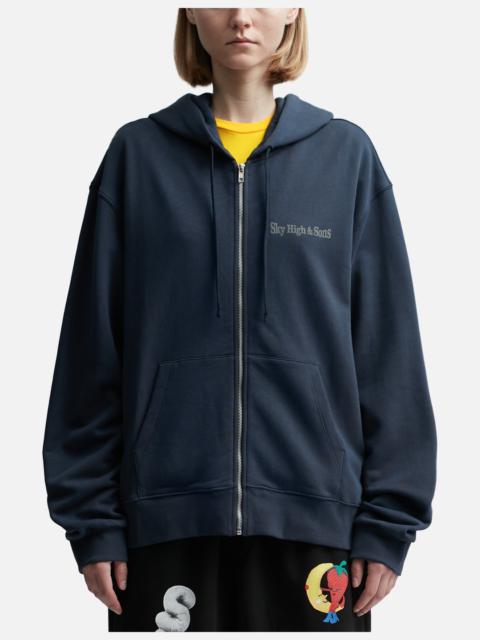 SKY HIGH FARM WORKWEAR SKY HIGH AND SONS ZIP-UP HOODIE