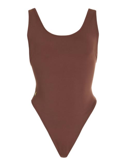 ÉTERNE Exclusive Bella Tank One-Piece Swimsuit brown