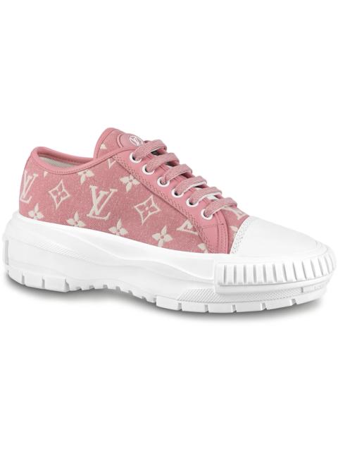 Louis Vuitton Louis Vuitton Squad Low Monogram Denim Rose Clair Pink White (Women's)