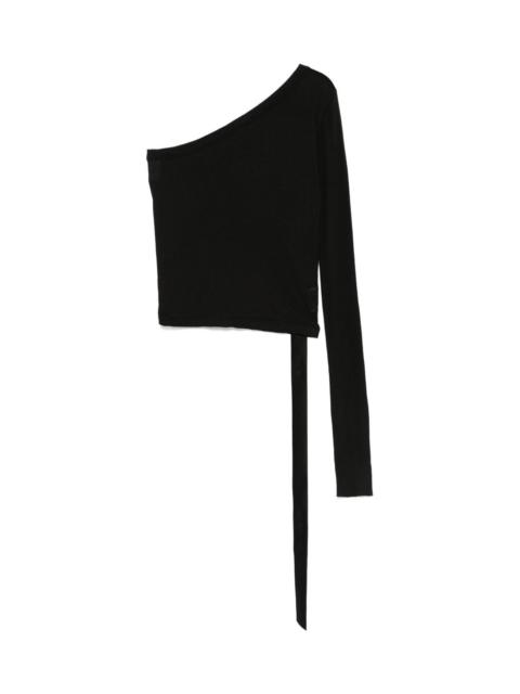 Rick Owens DRKSHDW Cotton one-shoulder top
