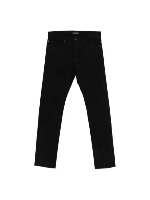 TOM FORD Tom Ford Black Denim - Regular & Straight-Leg Jeans Men