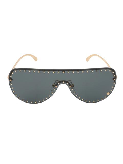 VERSACE Open Box - Versace Dark Gray Irregular Ladies Sunglasses VE2230B 100287 45